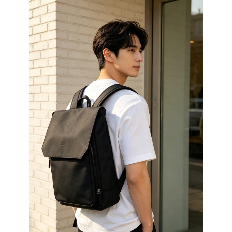 Leather Work Rucksack Mens - Mochila de cuero sintético de alta